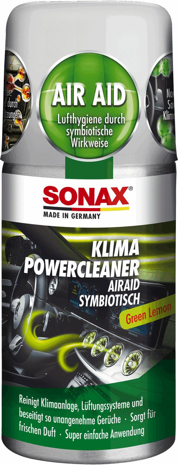 SONAX Car A/C Cleaner Green Lemon
